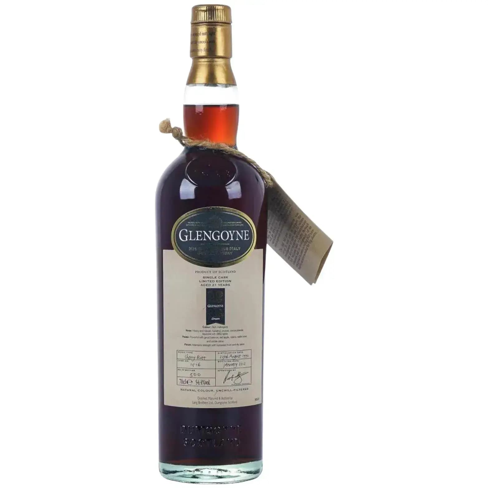 Glengoyne 1990 Auld Enemy Dram Cask Nr.1516 21 Years Old