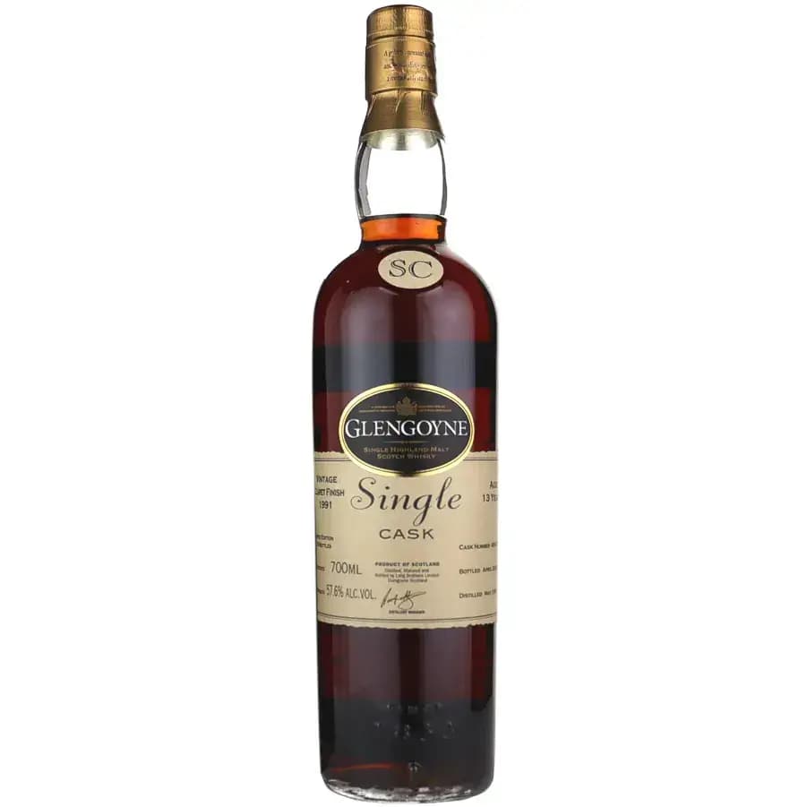 Glengoyne 1991 Claret Finish Single Cask Nr.9047 13 Years Old