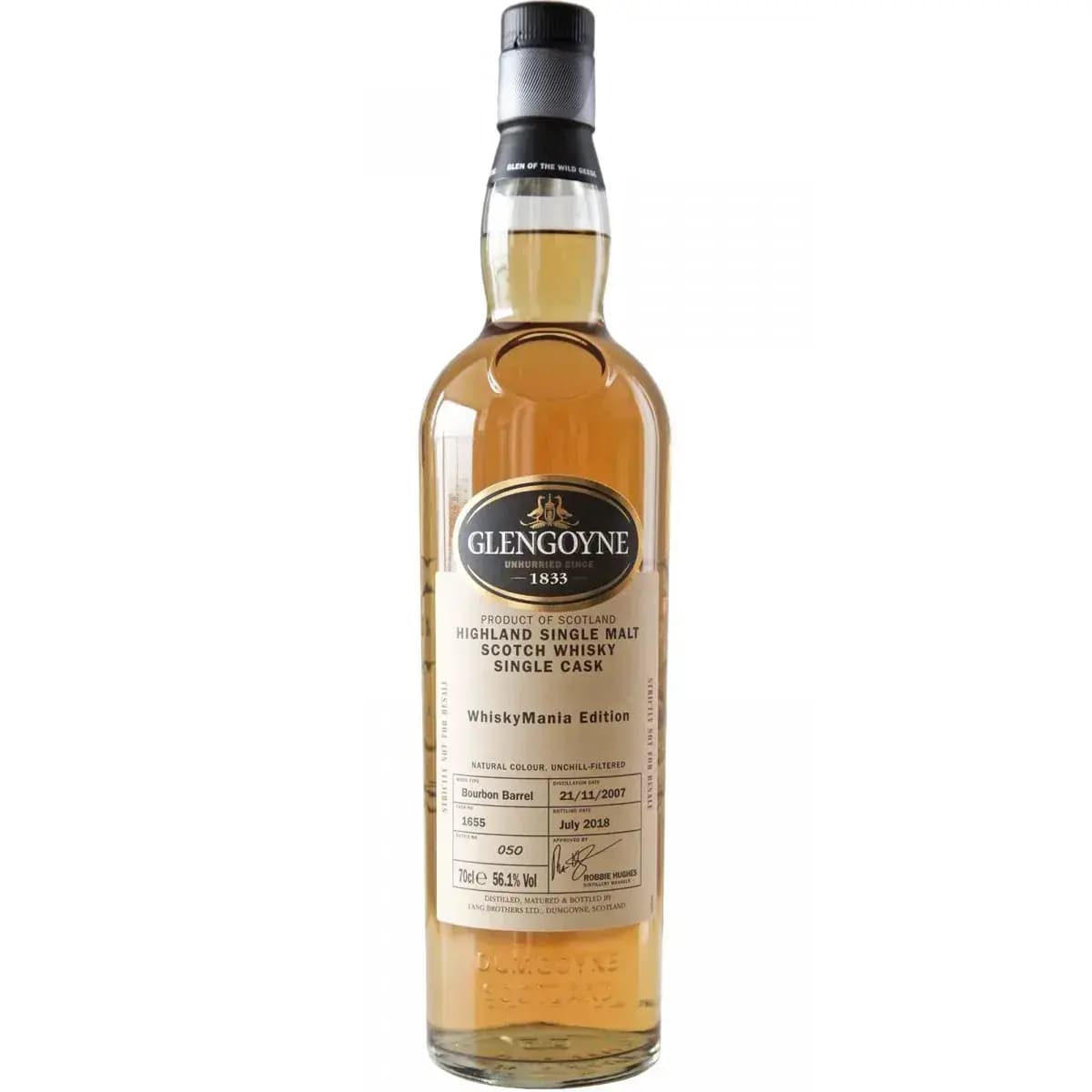 Glengoyne 2007 Whiskymania Edition Cask Nr.1655