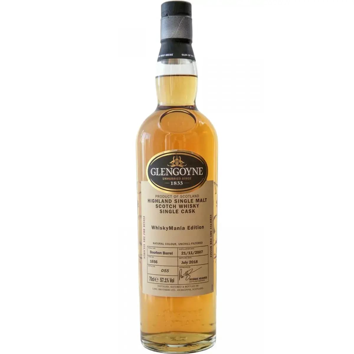 Glengoyne 2007 Whiskymania Edition Cask Nr.1656 10 Years Old