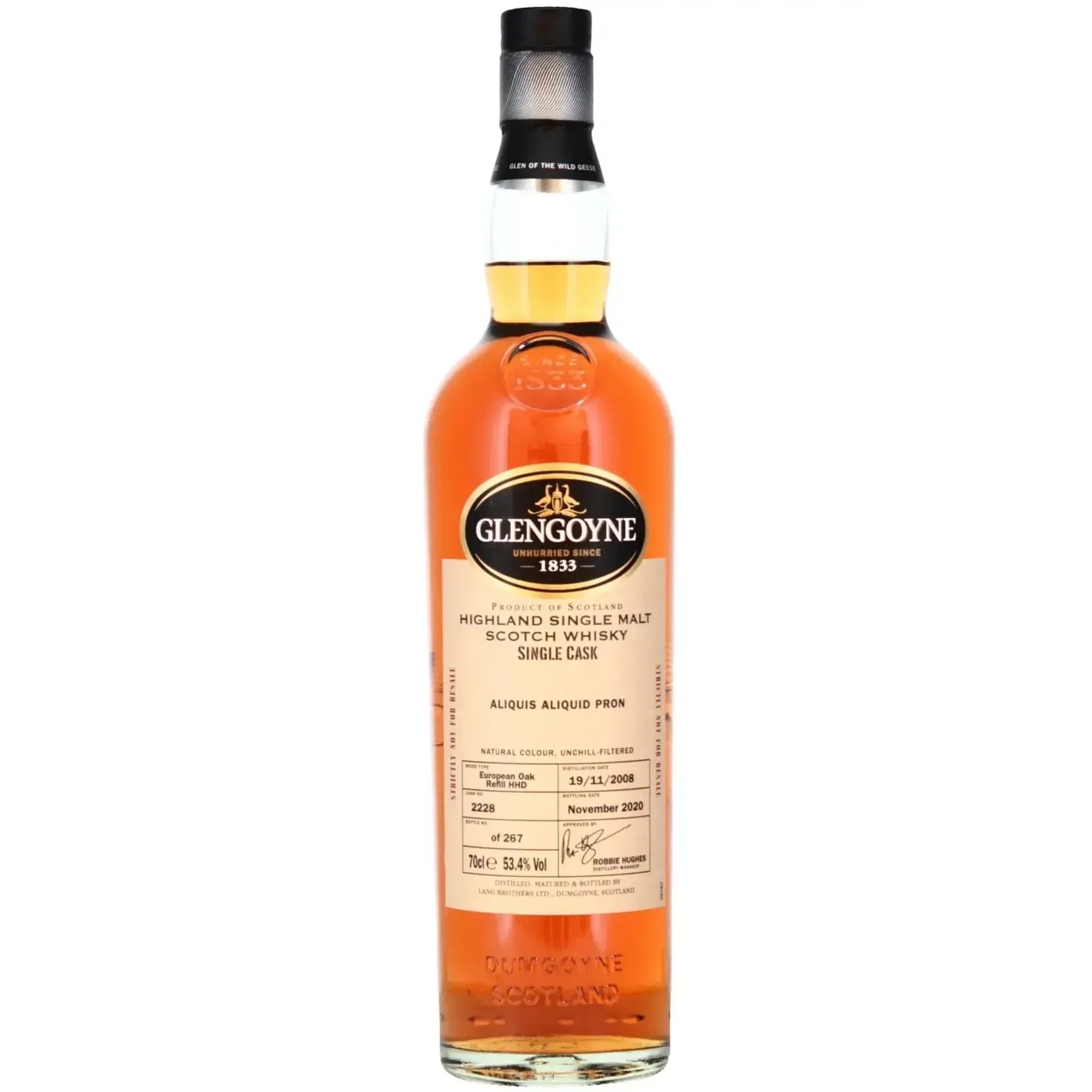 Glengoyne 2008 Private Cask Nr.2228 12 Years Old