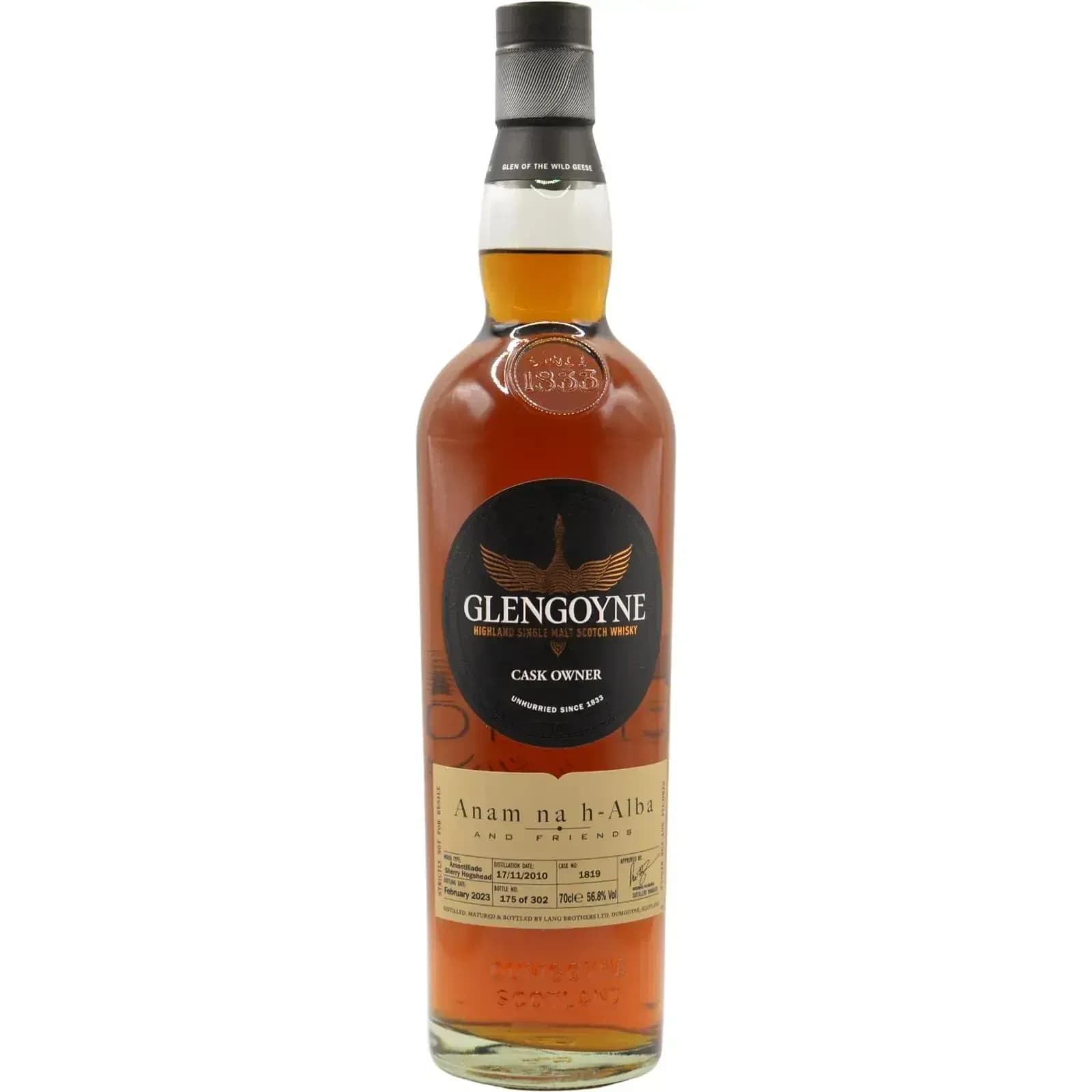 Glengoyne 2010 Cask Owner Cask Nr.1819