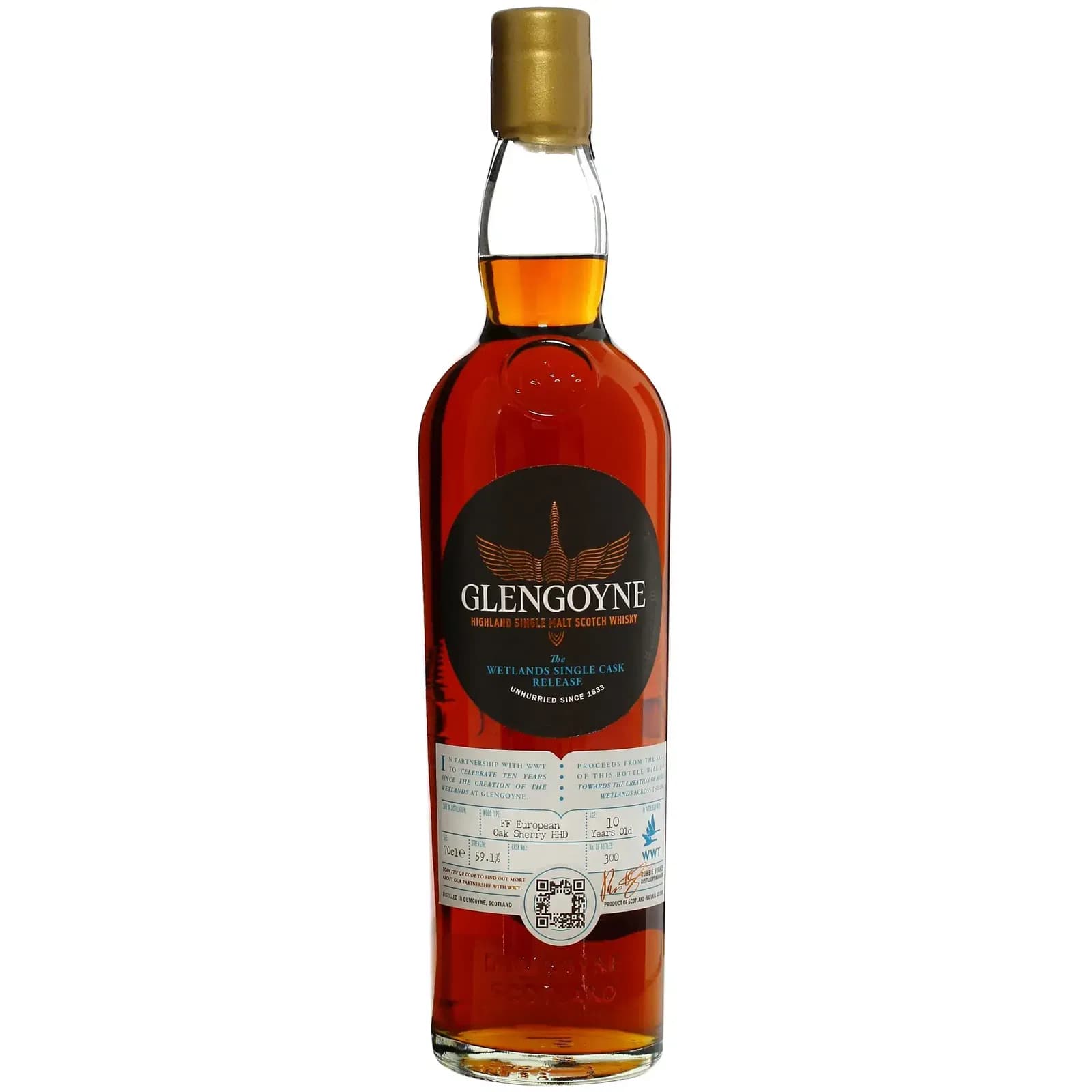 Glengoyne 2011 The Wetlands Single Cask Release Cask Nr.1259 10 Years Old