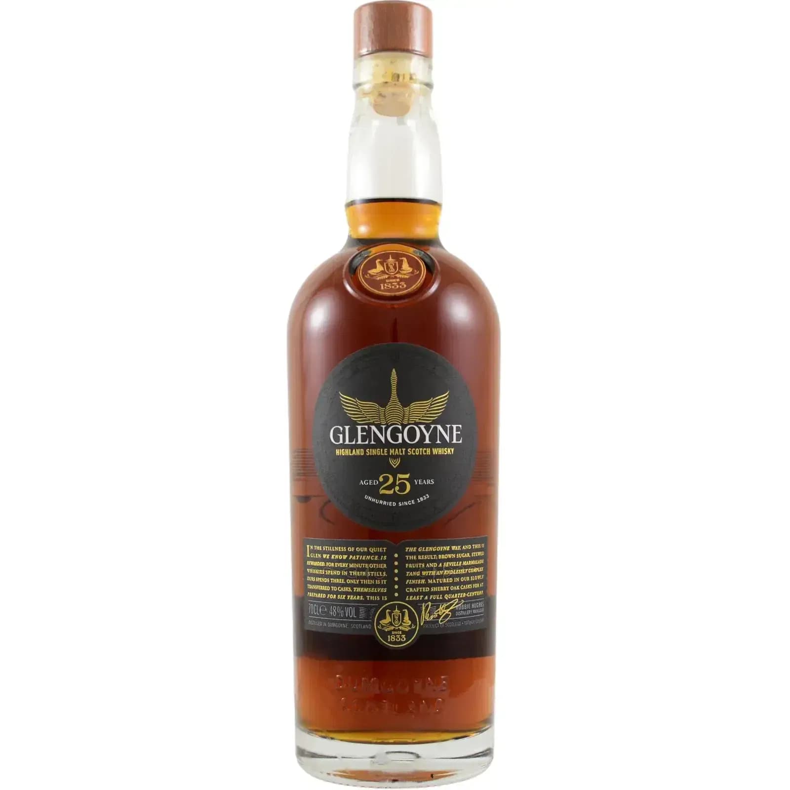 Glengoyne 25 Years Old Unhurried Since 1833