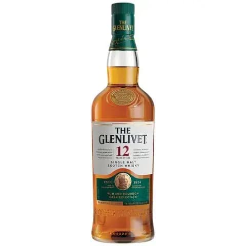 Glenlivet 12 Years Old Rum And Bourbon Cask Selection