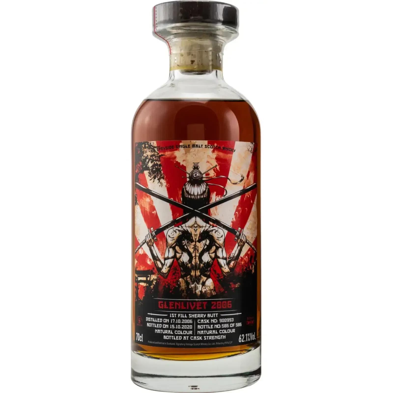 Glenlivet 13 Years Old 2006 Samurai Signatory Vintage 900993