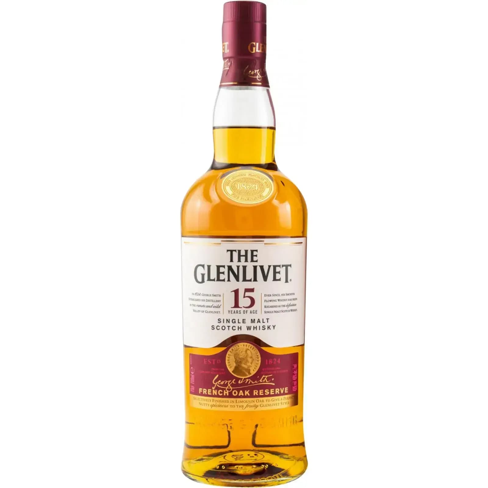 Glenlivet 15 Years Old French Oak Reserve Cask Nr.LPCP 0107