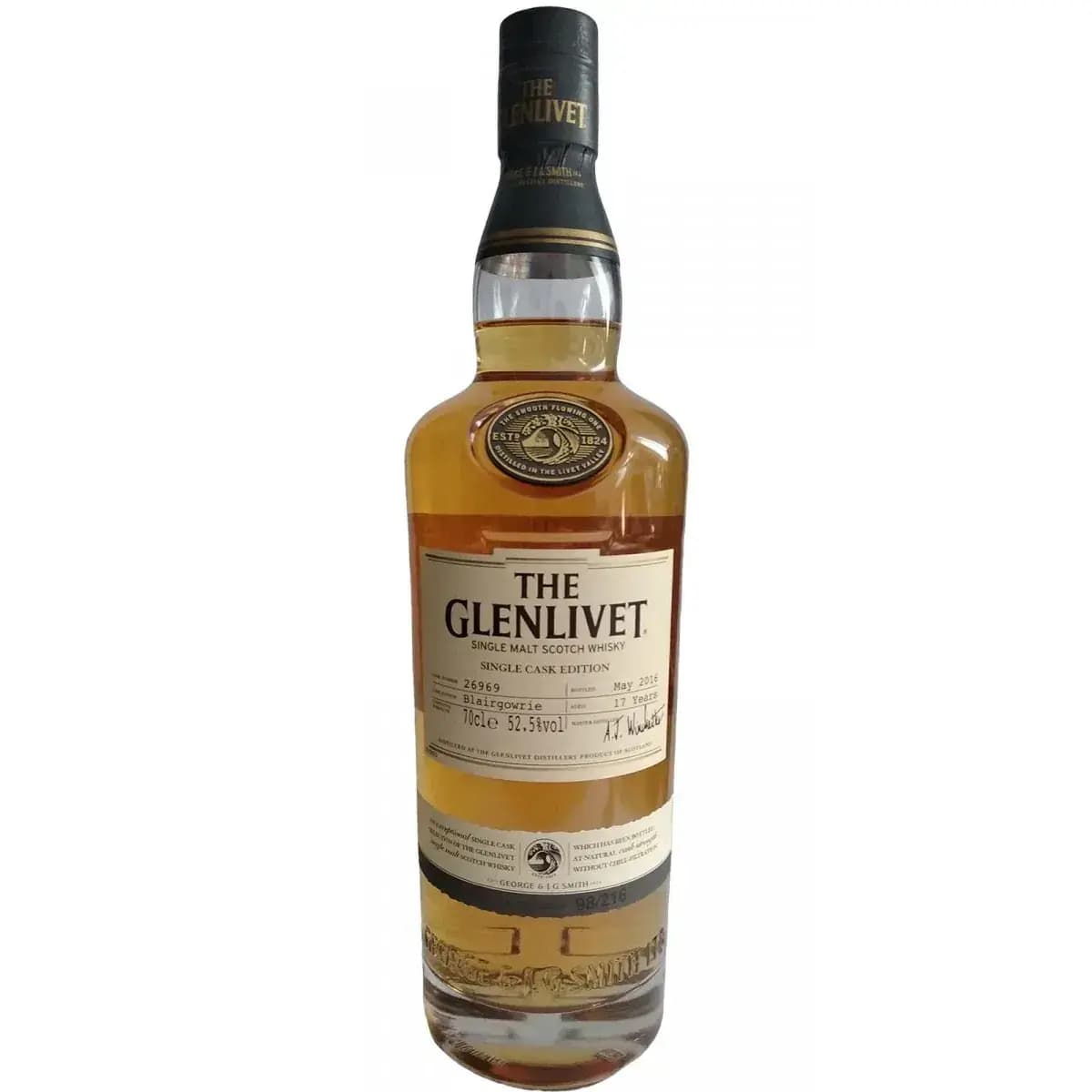 Glenlivet 17 Years Old Blairgowrie Single Cask Edition Nr.26969