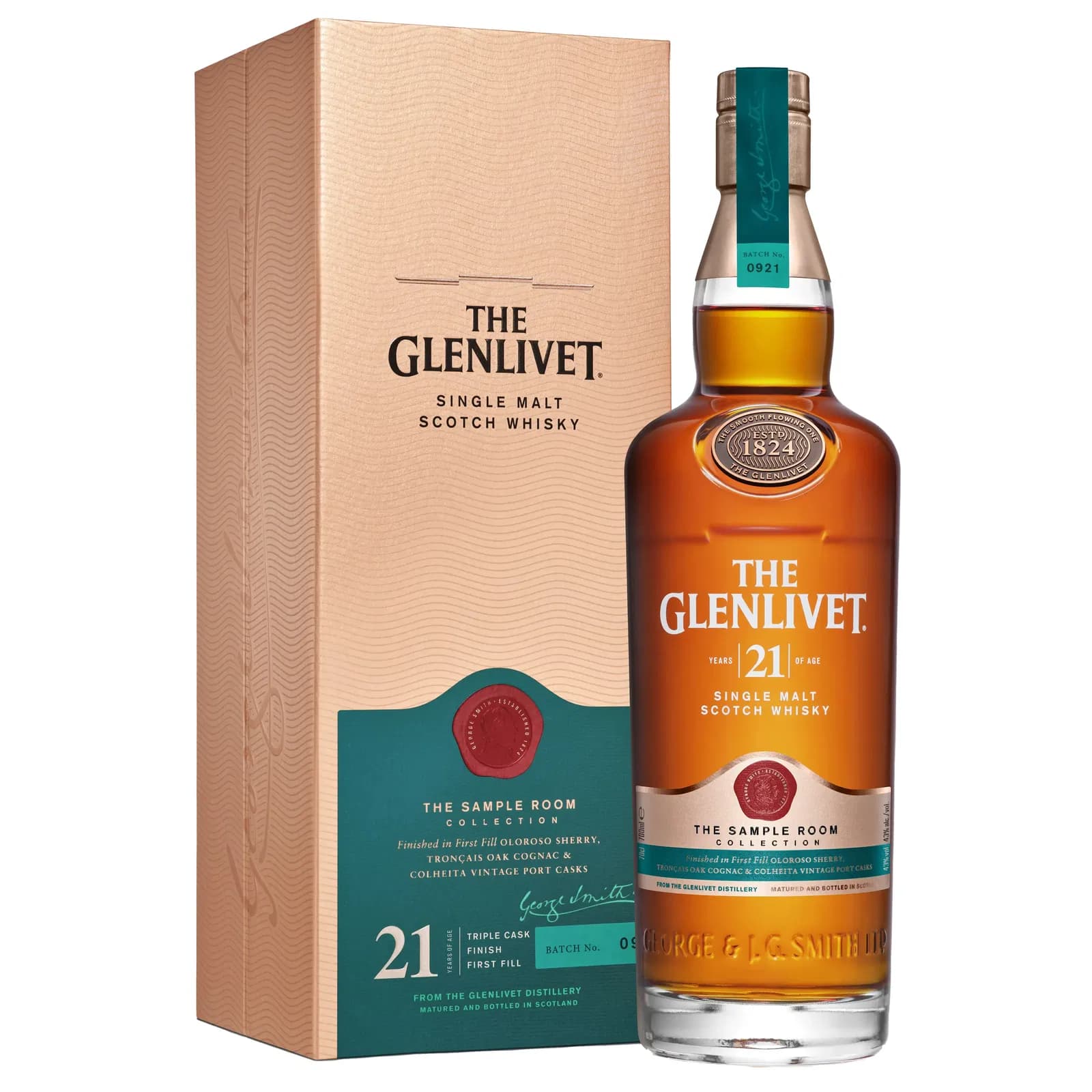 Glenlivet 21 Years Old The Sample Room Collection mit Box
