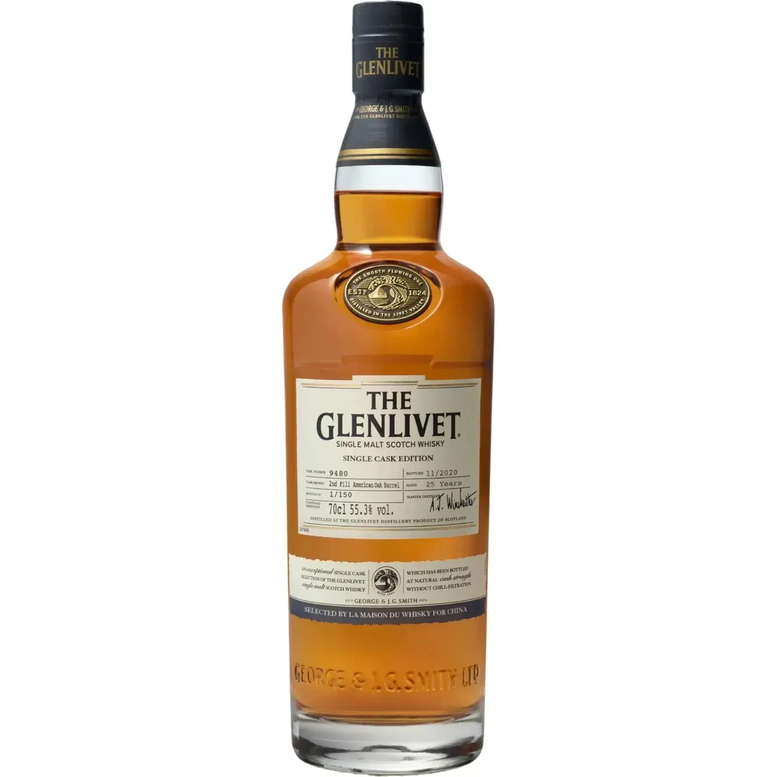Glenlivet 25 Years Old 1995 Single Cask Edition Nr.9480