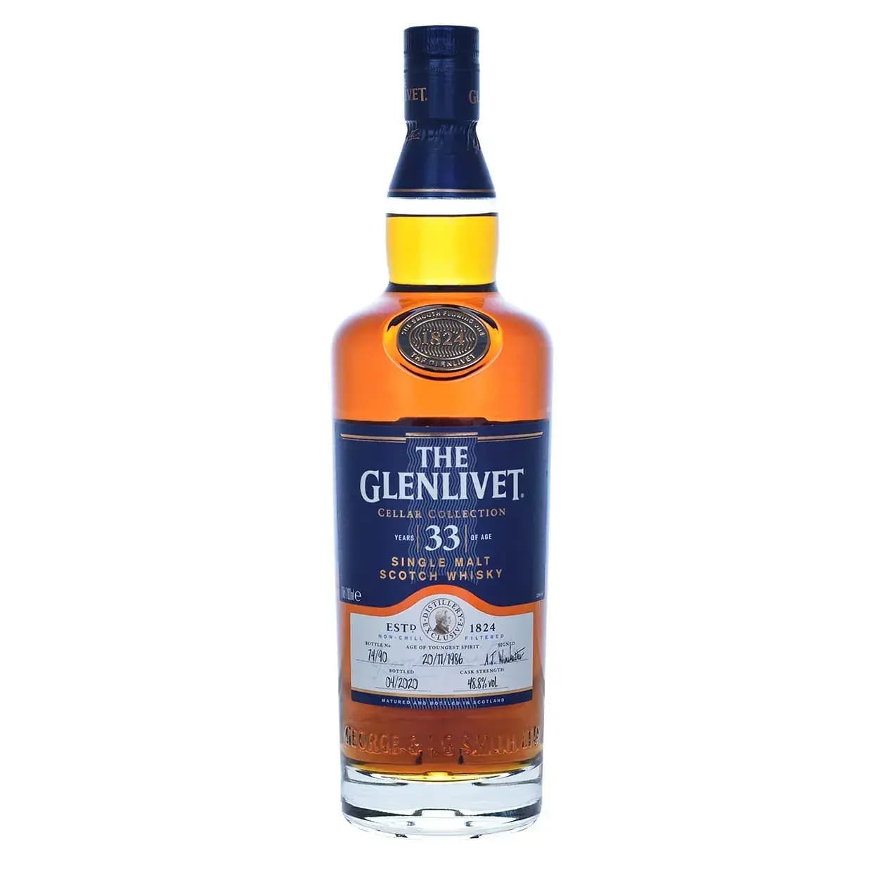 Glenlivet 33 Years Old 1986 Cellar Collection