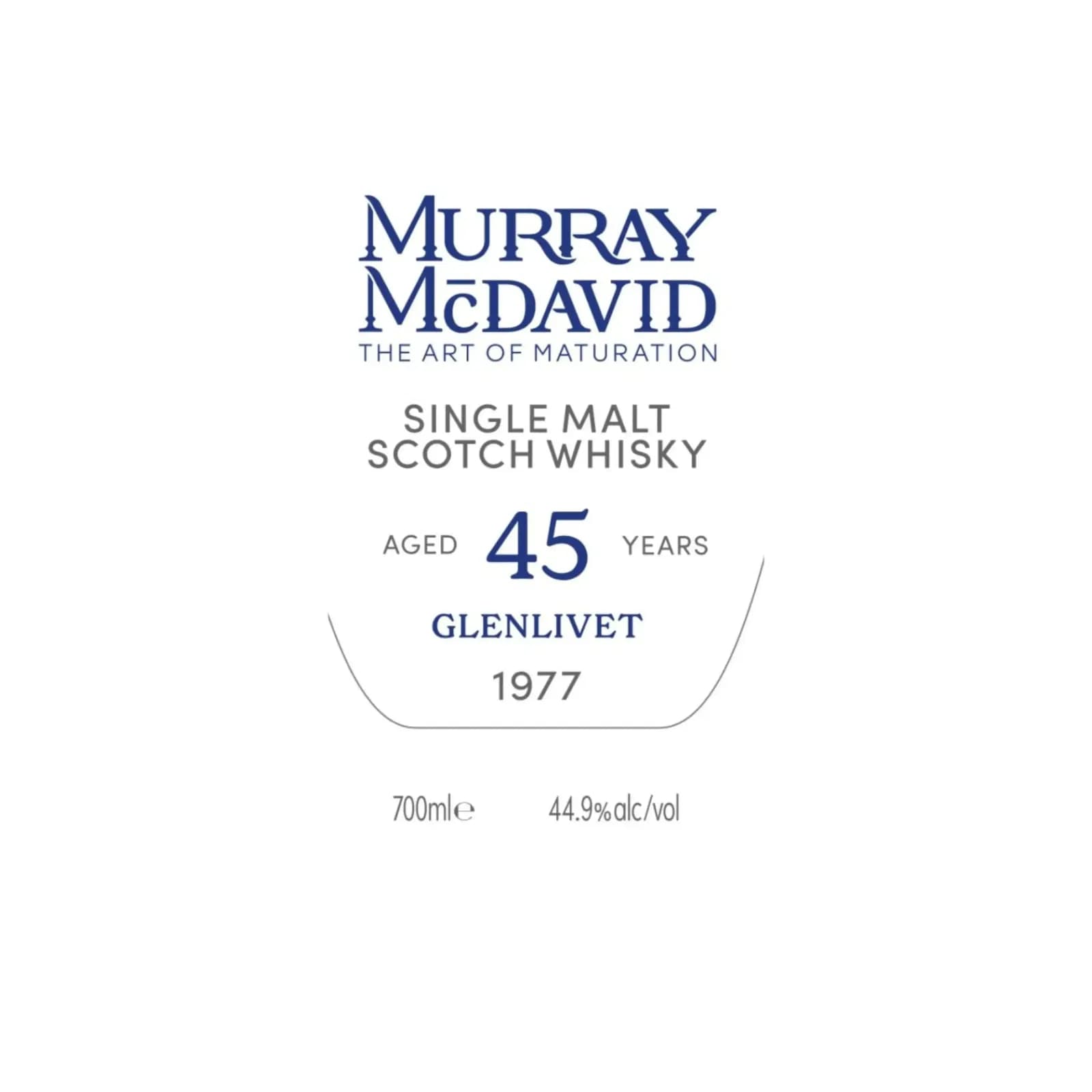 Glenlivet 45 Years Old 1977 Murray Mcdavid