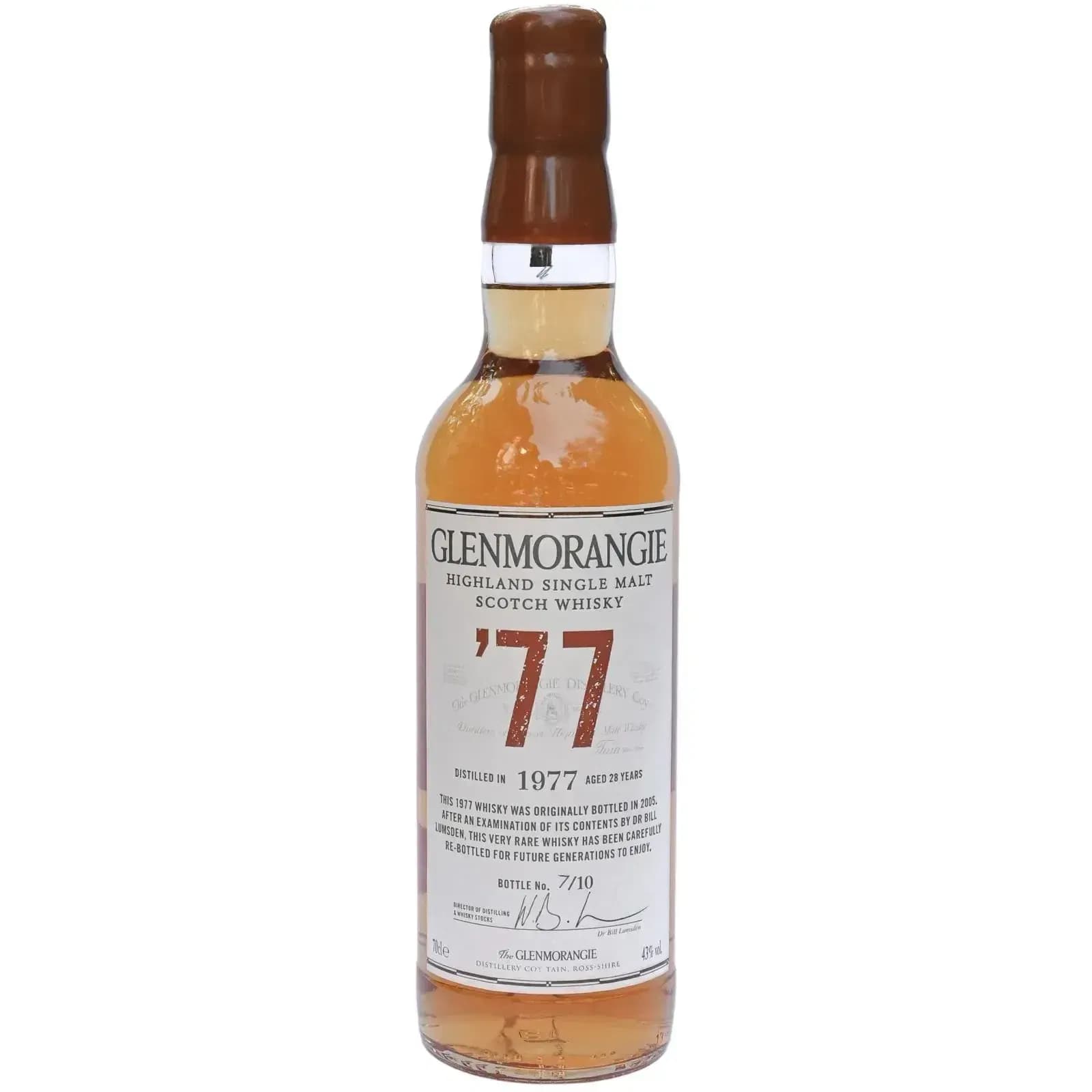 Glenmorangie 28 Years Old 1977 1970S Serie'S