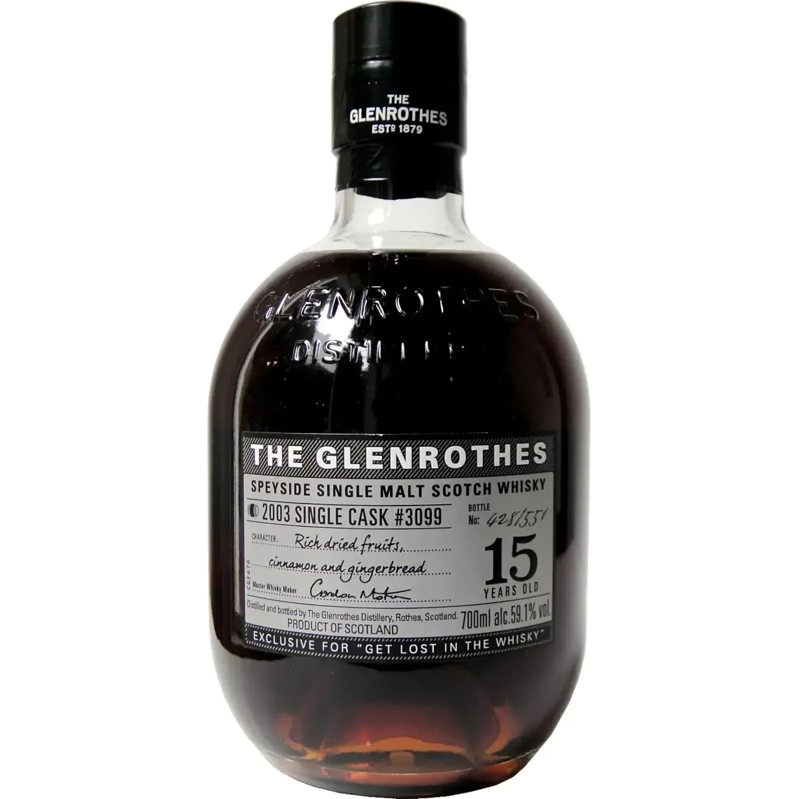 Glenrothes 15 Years Old 2003 Single Cask Nr.3099