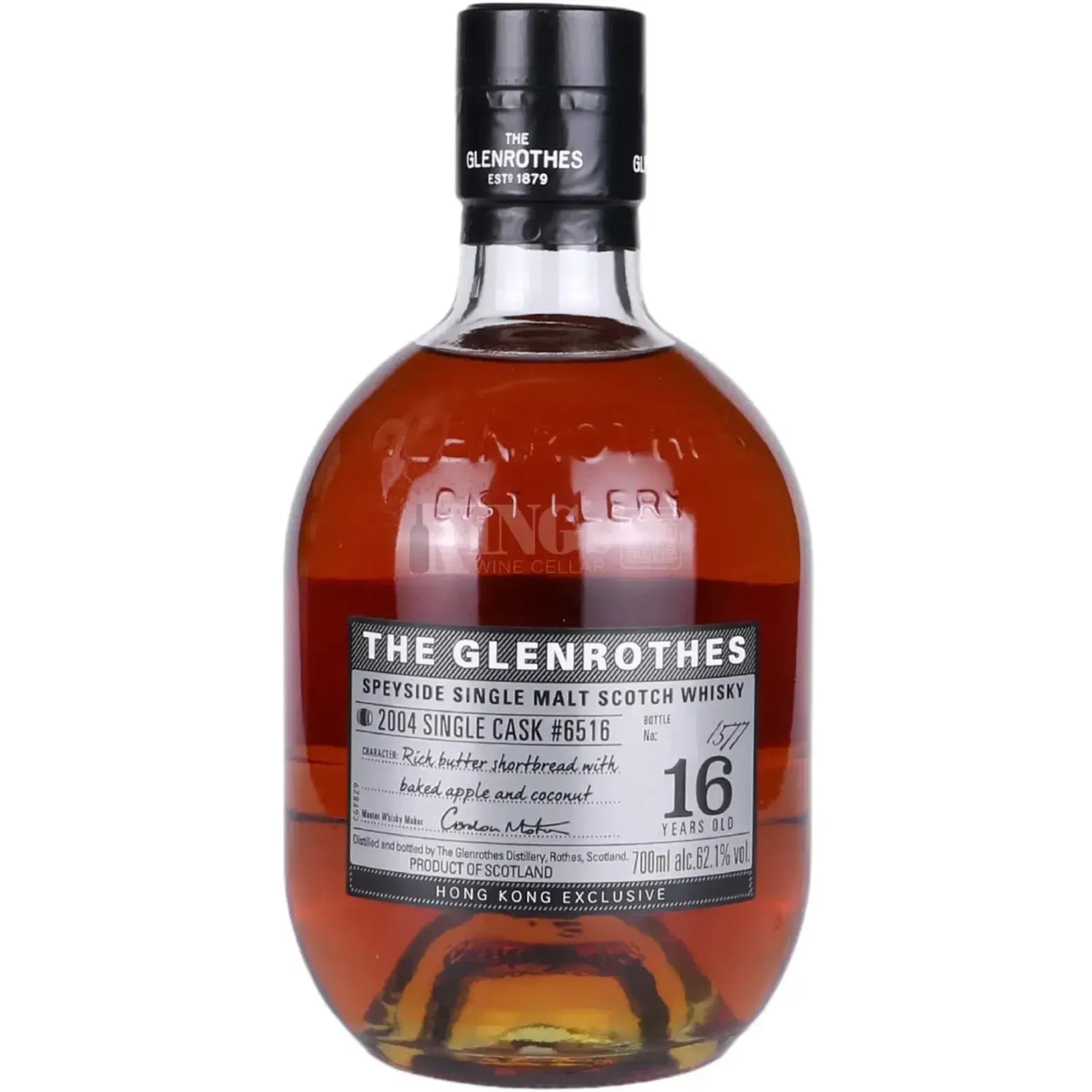 Glenrothes 16 Years Old 2004 Single Cask Nr.6516