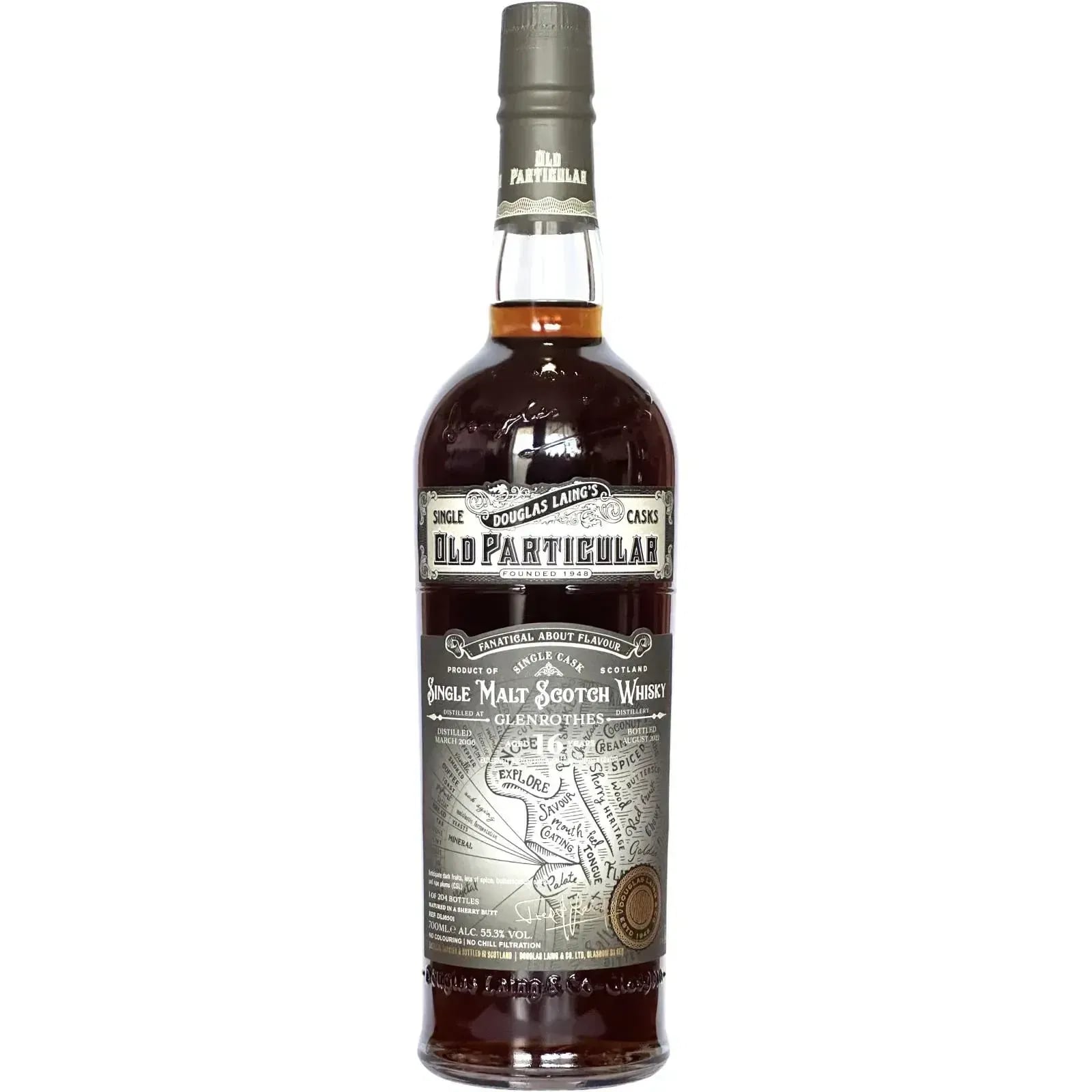 Glenrothes 16 Years Old 2006 Old Particular Fanatical About Flavour Douglas Laing DL 16501