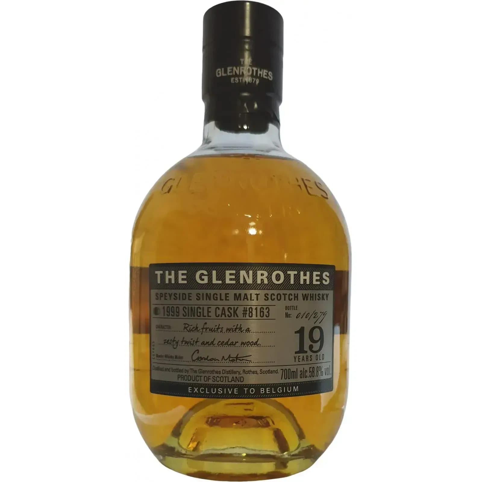 Glenrothes 19 Years Old 1999 Cask Nr.8163