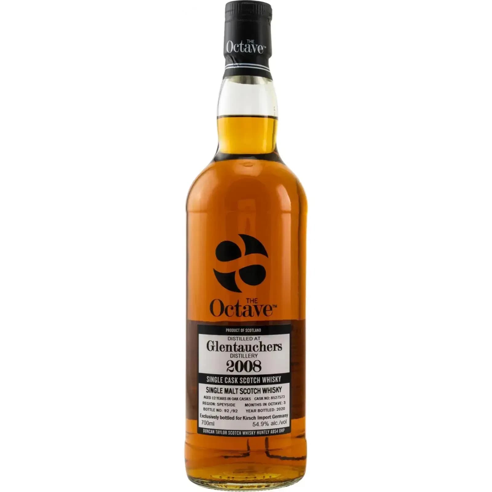 Glentauchers 12 Years Old 2008 The Octave Duncan Taylor 8527573