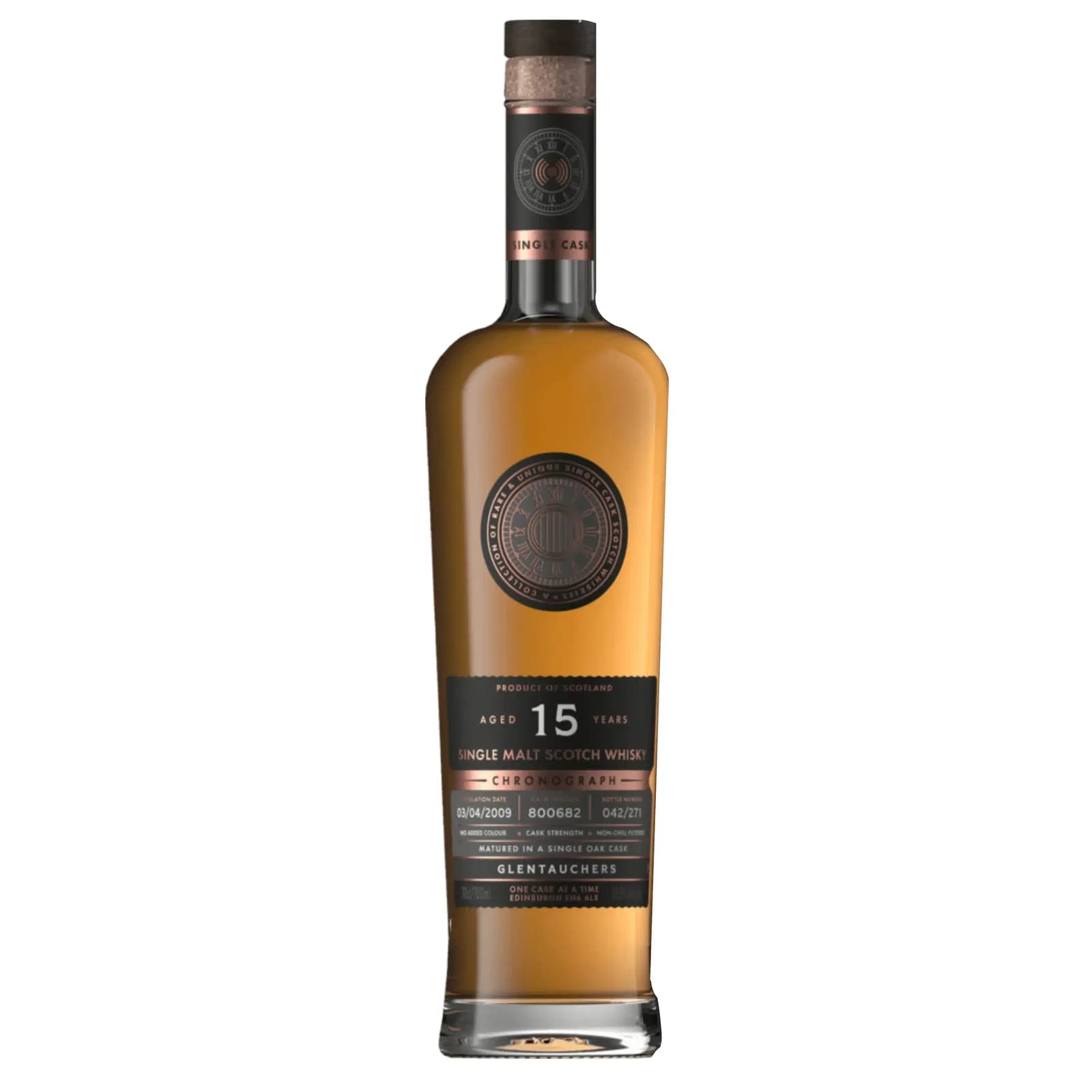 Glentauchers 15 Years Old 2009 Cronograph Edition - One Cask At A Time