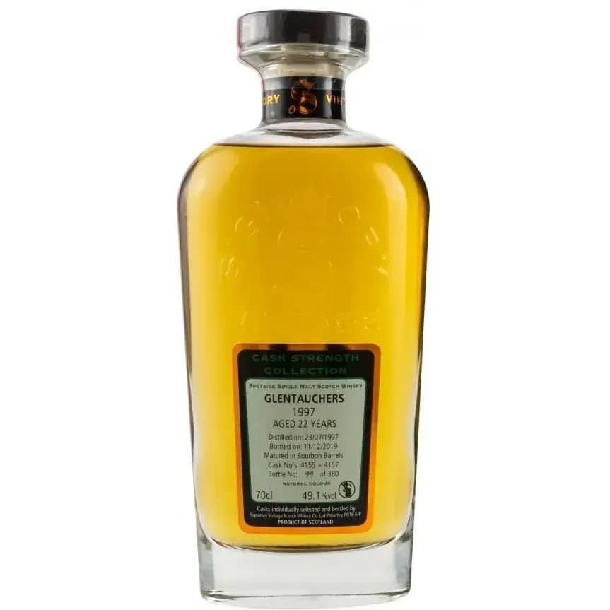 Glentauchers 22 Years Old 1997 Cask Strength Collection Signatory Vintage 4155+4157