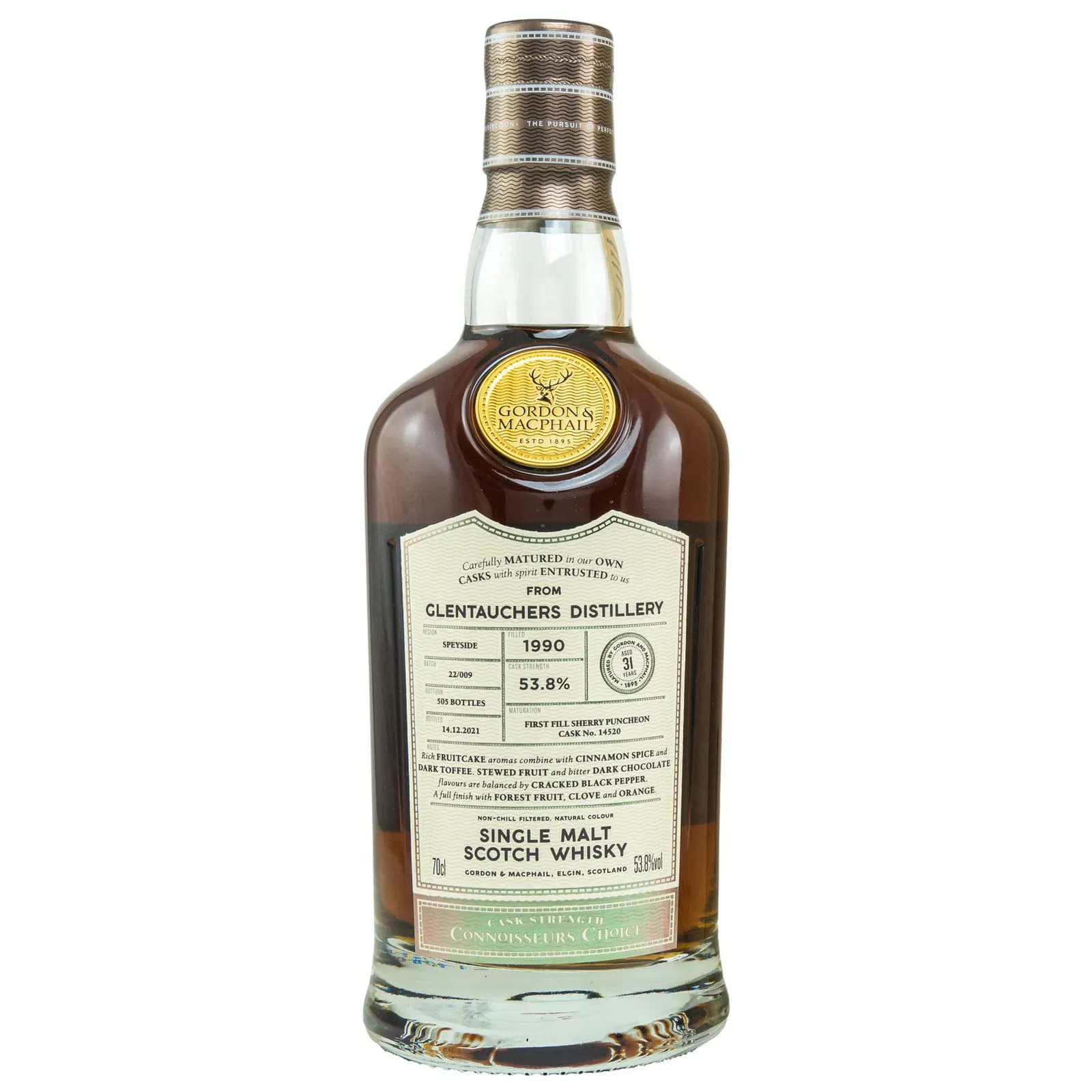 Glentauchers 31 Years Old 1990 Connoisseurs Choice Upper Gordon & MacPhail