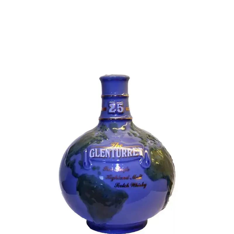 Glenturret 25 Years Old Blue Ceramic Jug - World Print