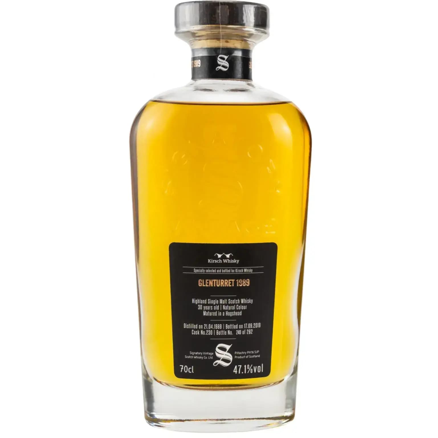 Glenturret 30 Years Old 1989 Cask Strength Collection Signatory Vintage 230
