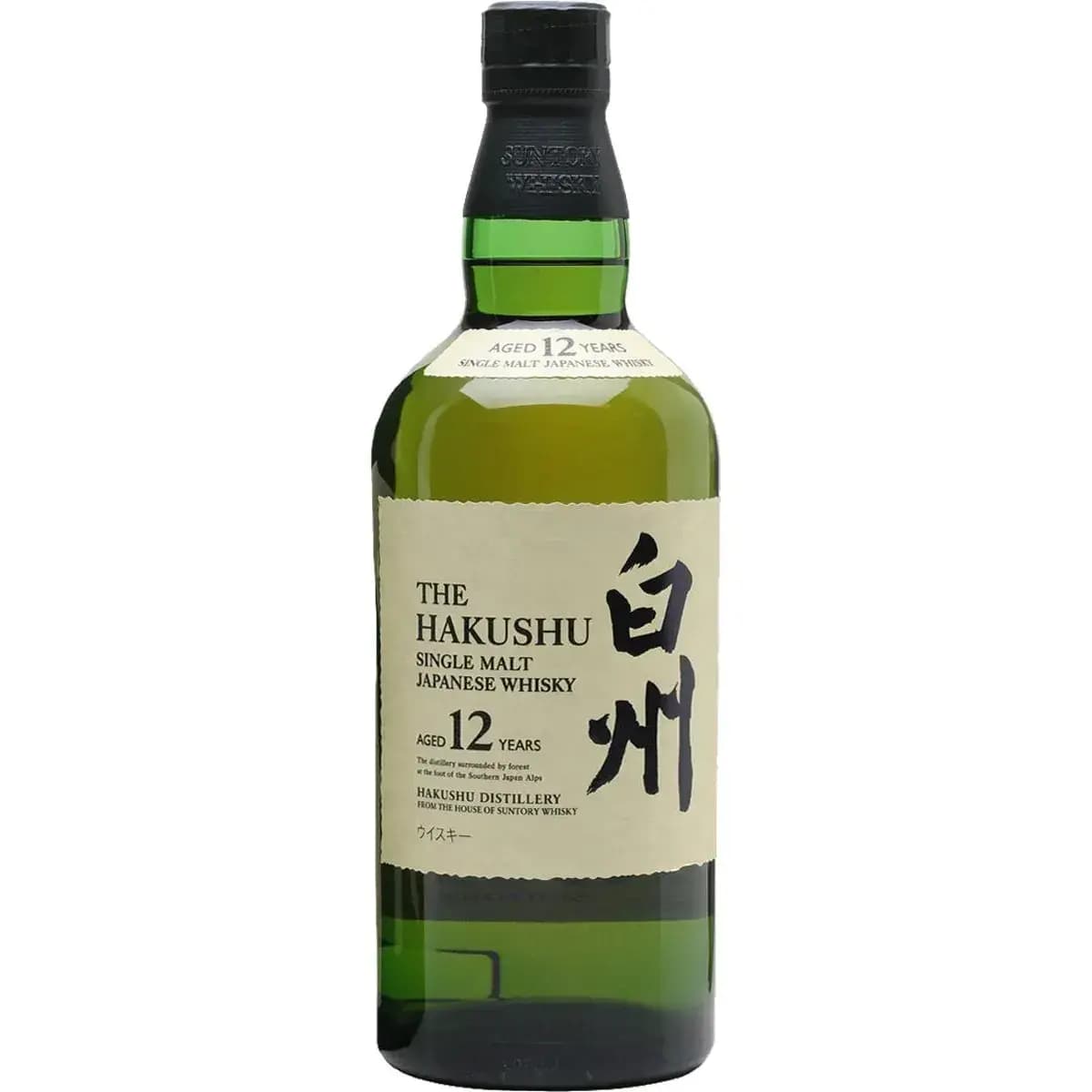 Hakushu 12 Years Old Single Malt Japanese Whisky
