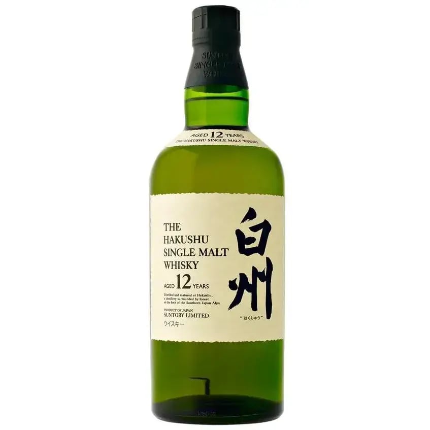 Hakushu 12 Years Old Single Malt Japanese Whisky (Old Design)