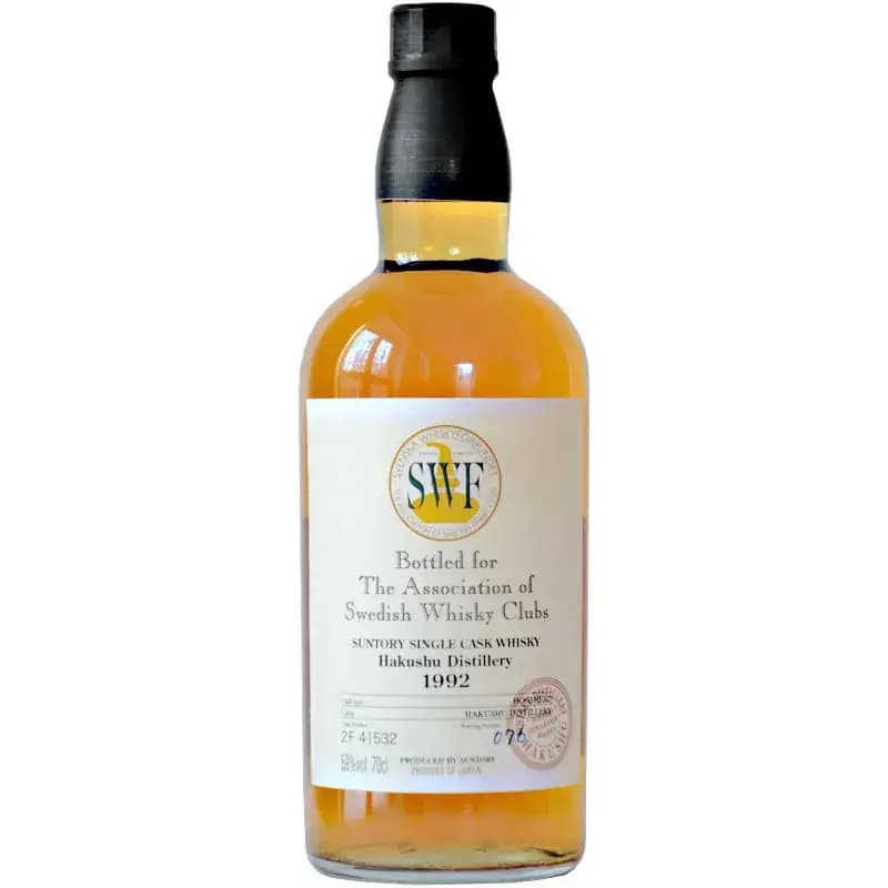 Hakushu 1992 Svenska Whiskyförbundet #12A Cask Nr.2F 41532