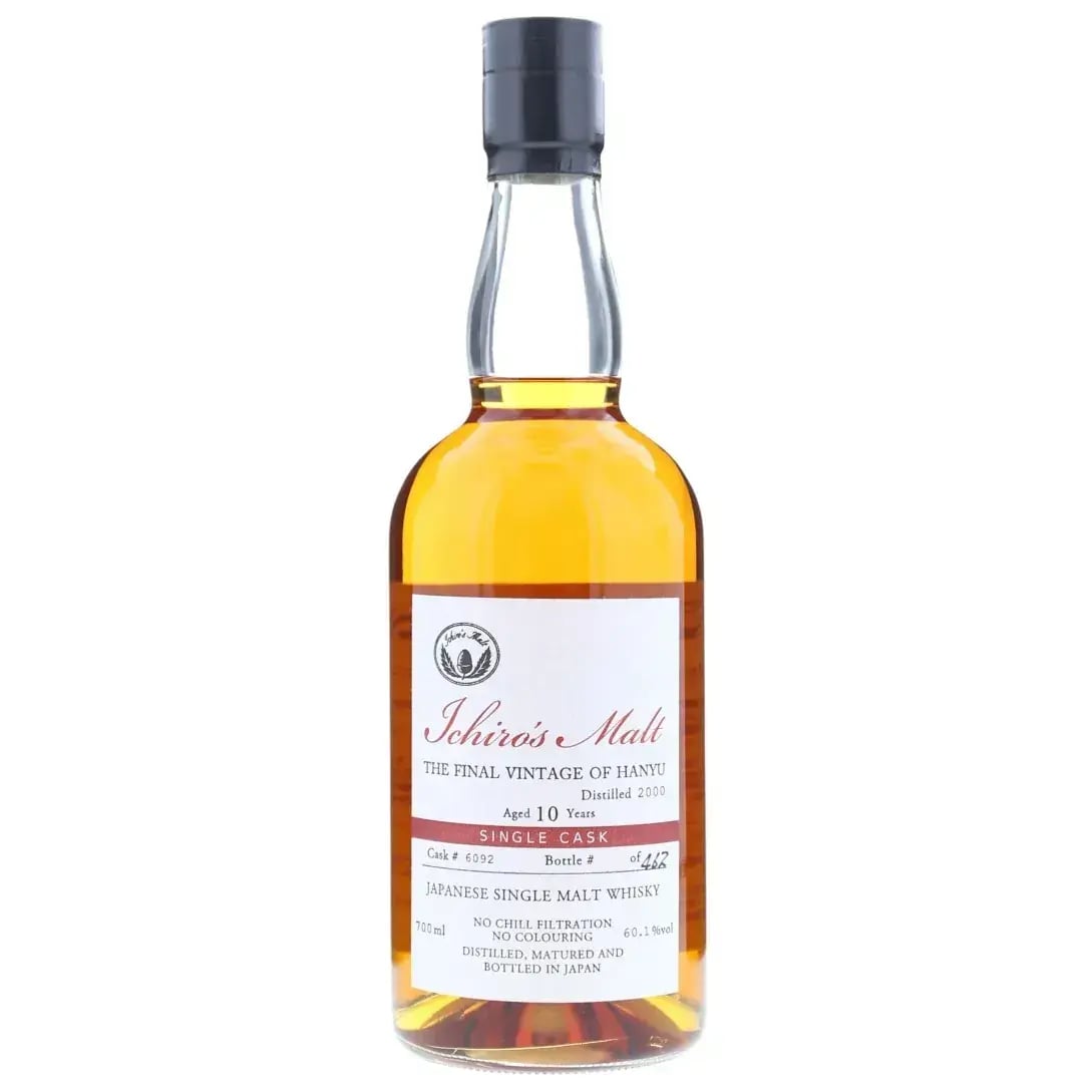 Hanyu 10 Years Old 2000 Ichiros Malt - The Final Vintage Cask Nr.6092