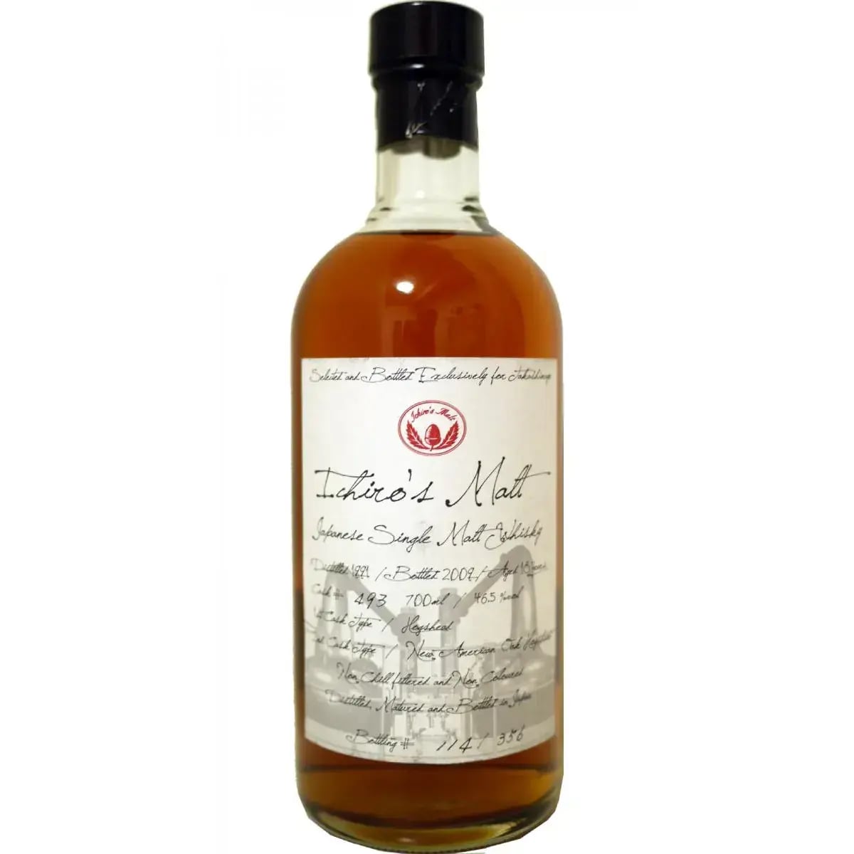 Hanyu 18 Years Old 1991 Ichiro'S Malt Cask Nr.493