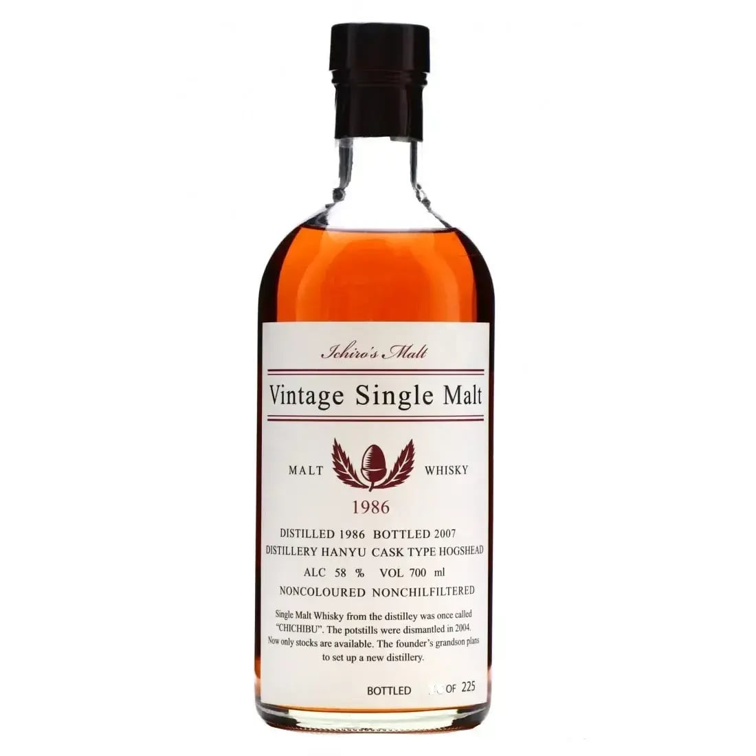 Hanyu 1986 Ichiros Malt - Vintage Single Malt