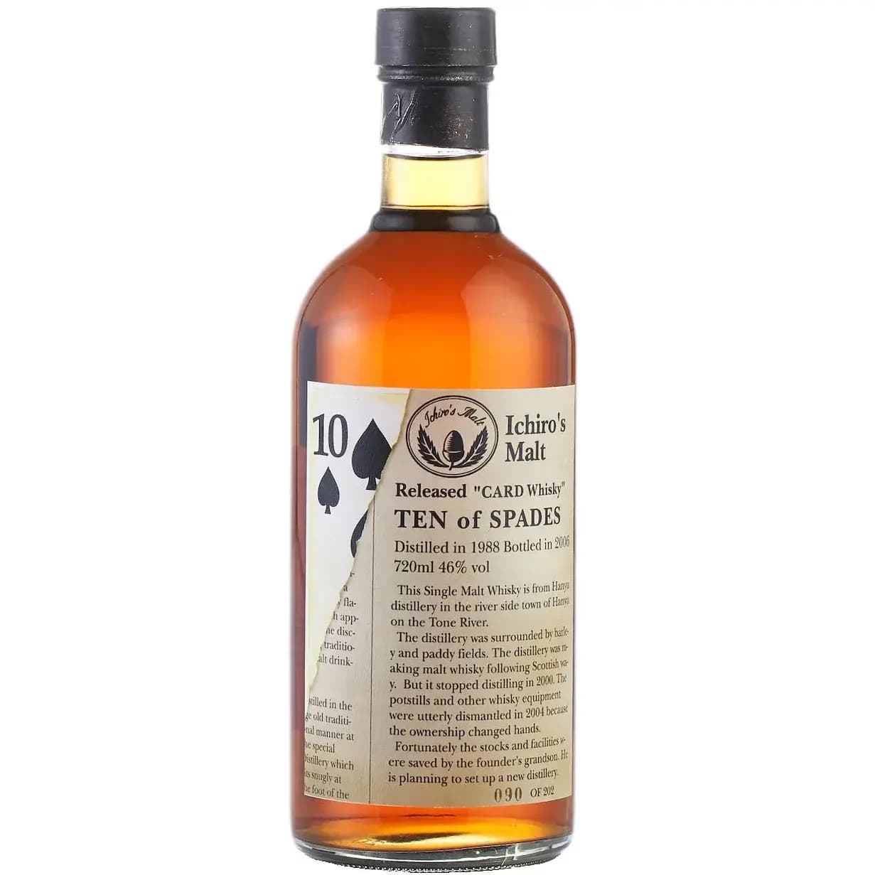 Hanyu 1988 Ten Of Spades Cask Nr.9204