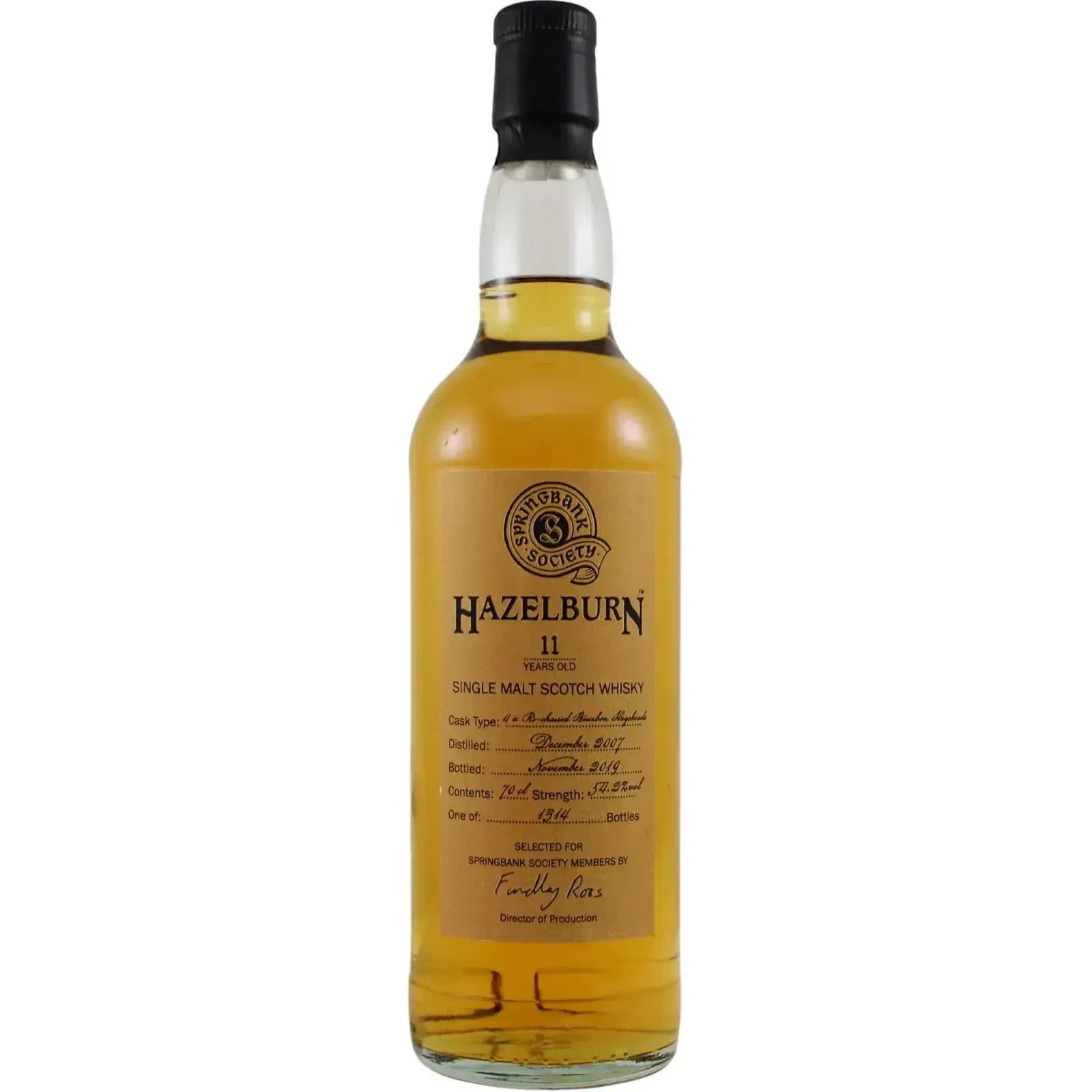 Hazelburn 11 Years Old 2007 Society Bottling
