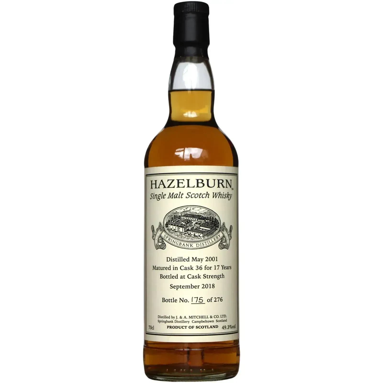Hazelburn 17 Years Old 2001 Private Bottling Cask Nr.36
