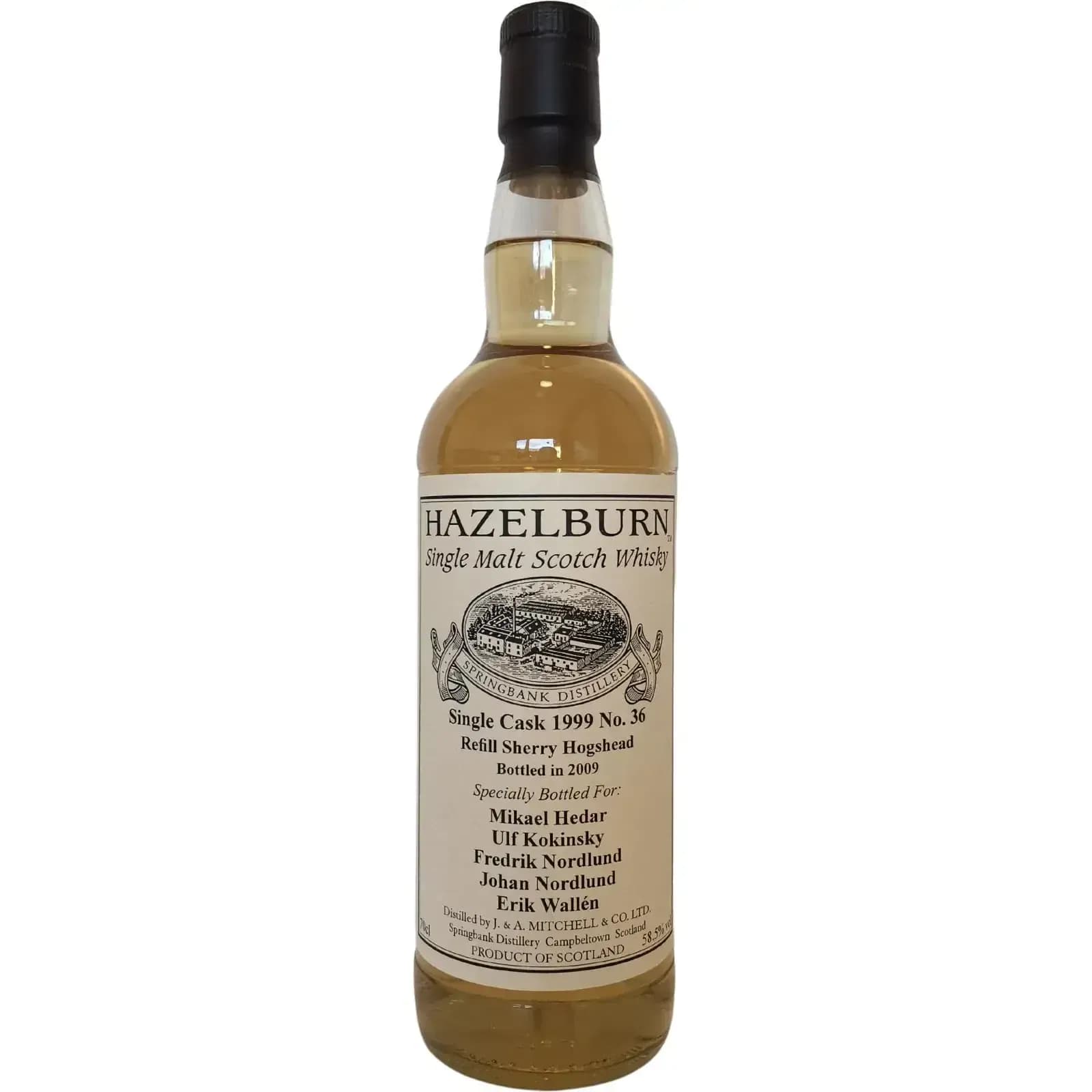 Hazelburn 1999 Private Bottling Cask Nr.36