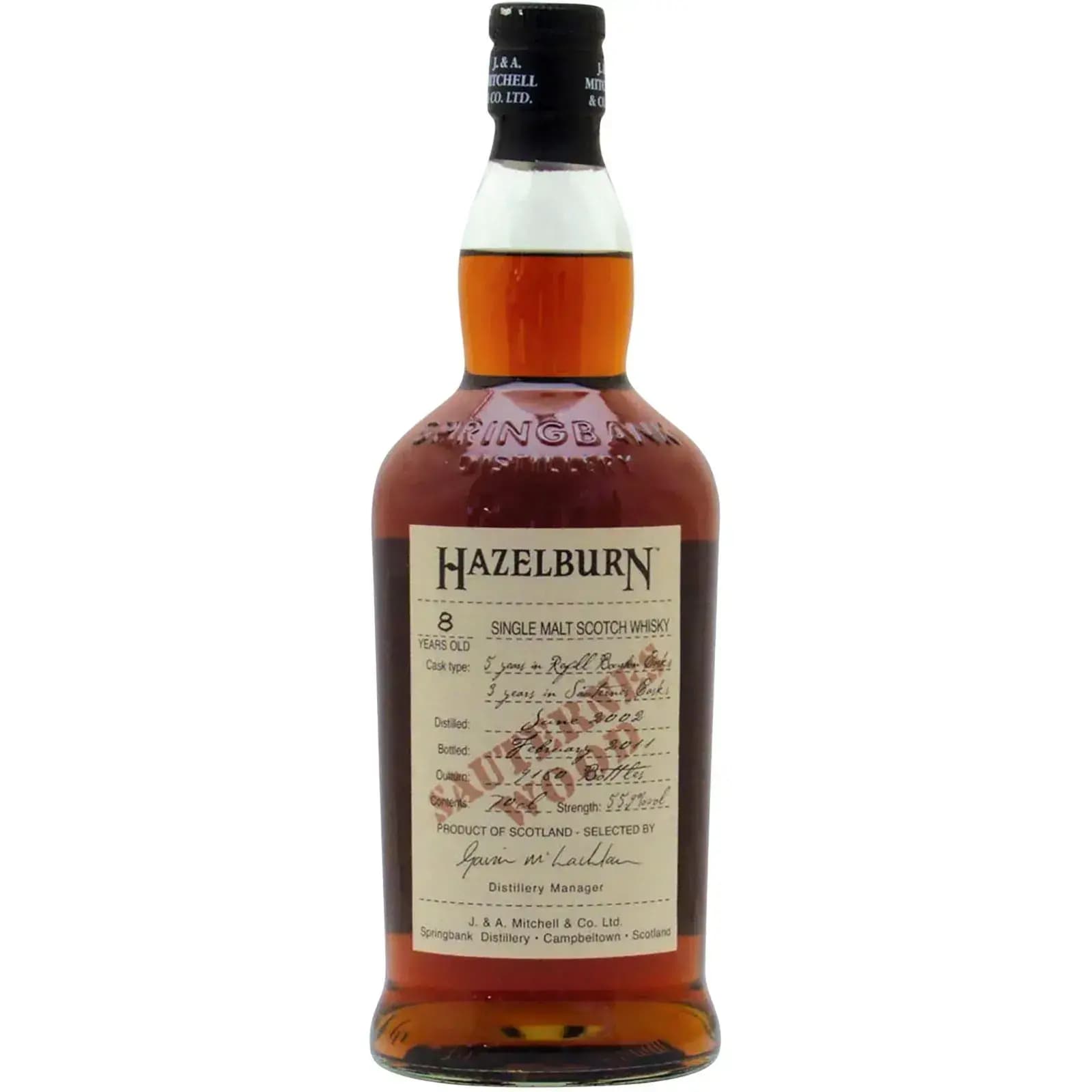 Hazelburn 8 Years Old 2002 Sauternes Wood