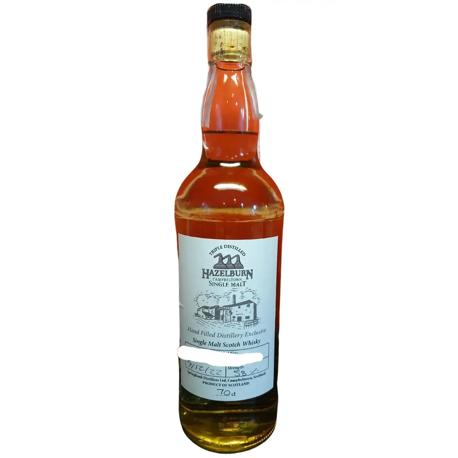 Hazelburn Handfilled Distillery Exclusive