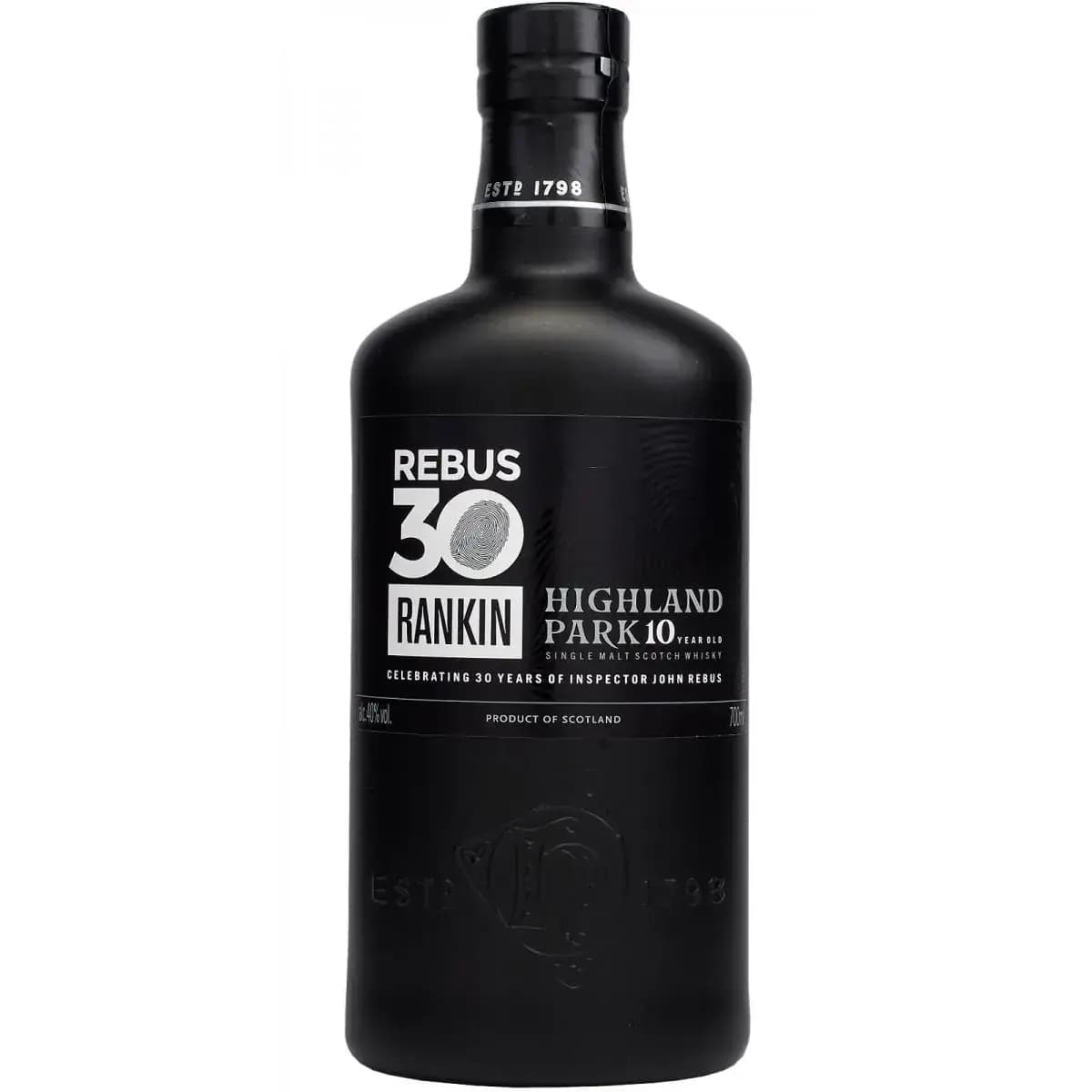 Highland Park 10 Years Old Rebus30 30Th Anniversary Of John Rebus