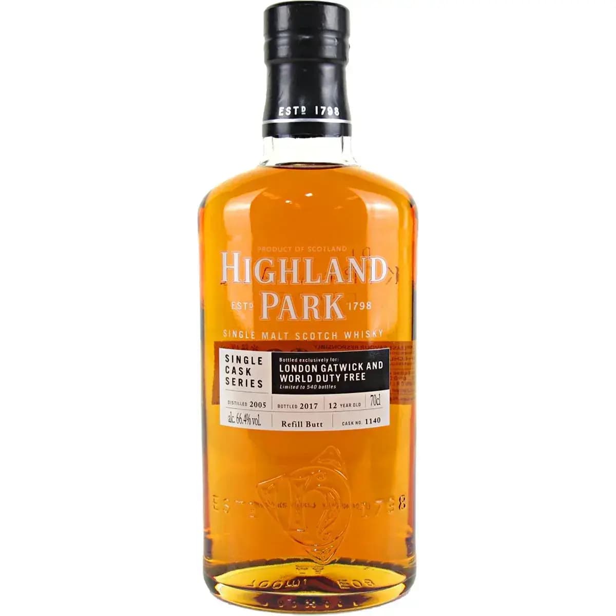 Highland Park 12 Years Old 2005 Single Cask Series Nr.1140