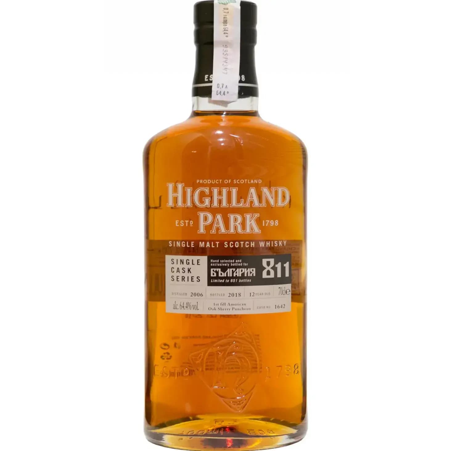 Highland Park 12 Years Old 2006 Single Cask Series Nr.1642
