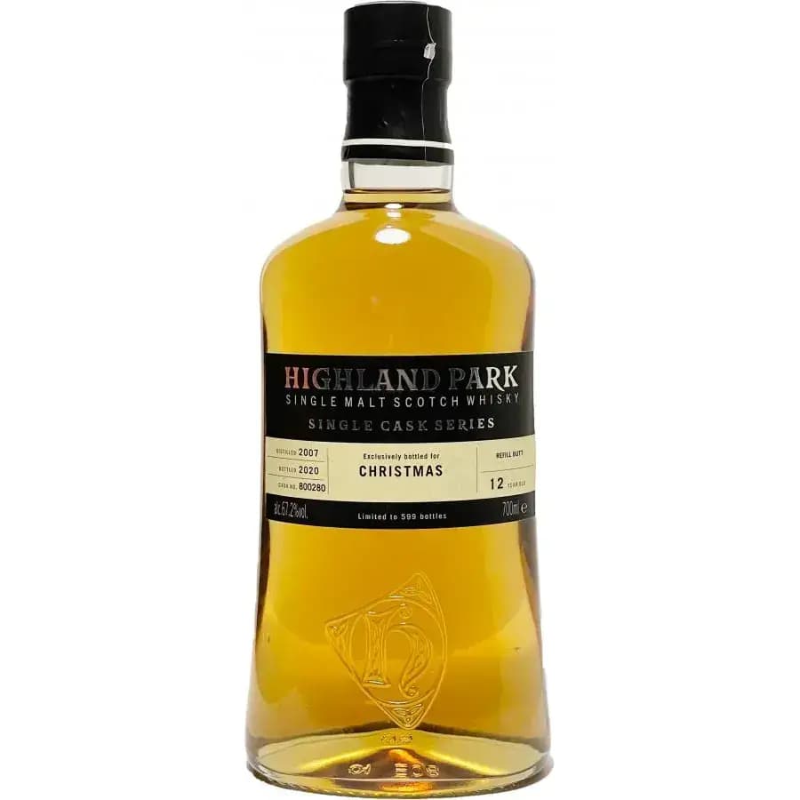 Highland Park 12 Years Old 2007 Christmas Single Cask Series Nr.800280