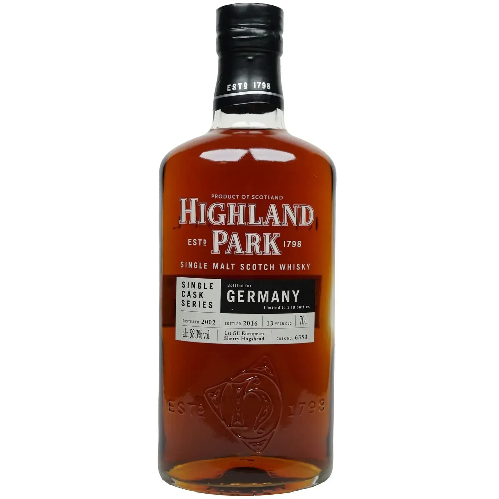 Highland Park 13 Years Old 2002 Single Cask Series Nr.6353