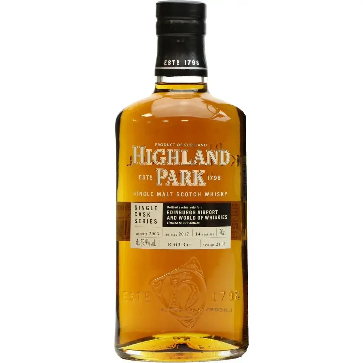 Highland Park 14 Years Old 2003 Single Cask Series Nr.2118