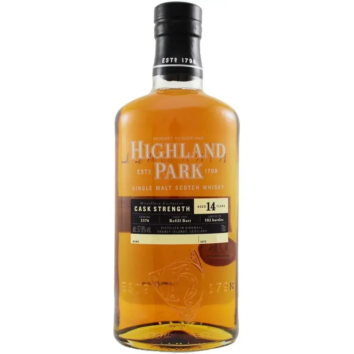 Highland Park 14 Years Old Distillery Exclusive Cask Nr.3376