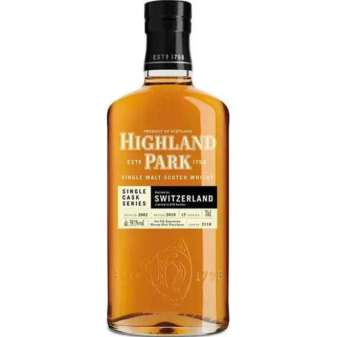Highland Park 15 Years Old 2002 Single Cask Series Nr.2118