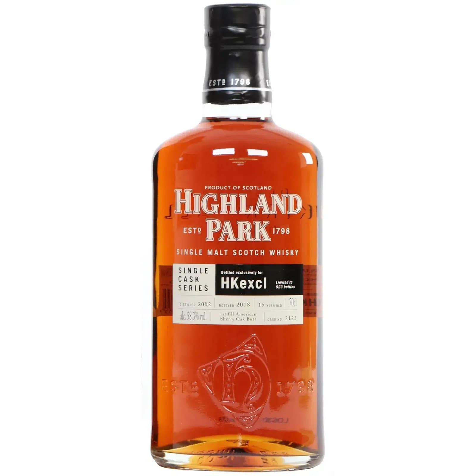 Highland Park 15 Years Old 2002 Single Cask Series Nr.2123