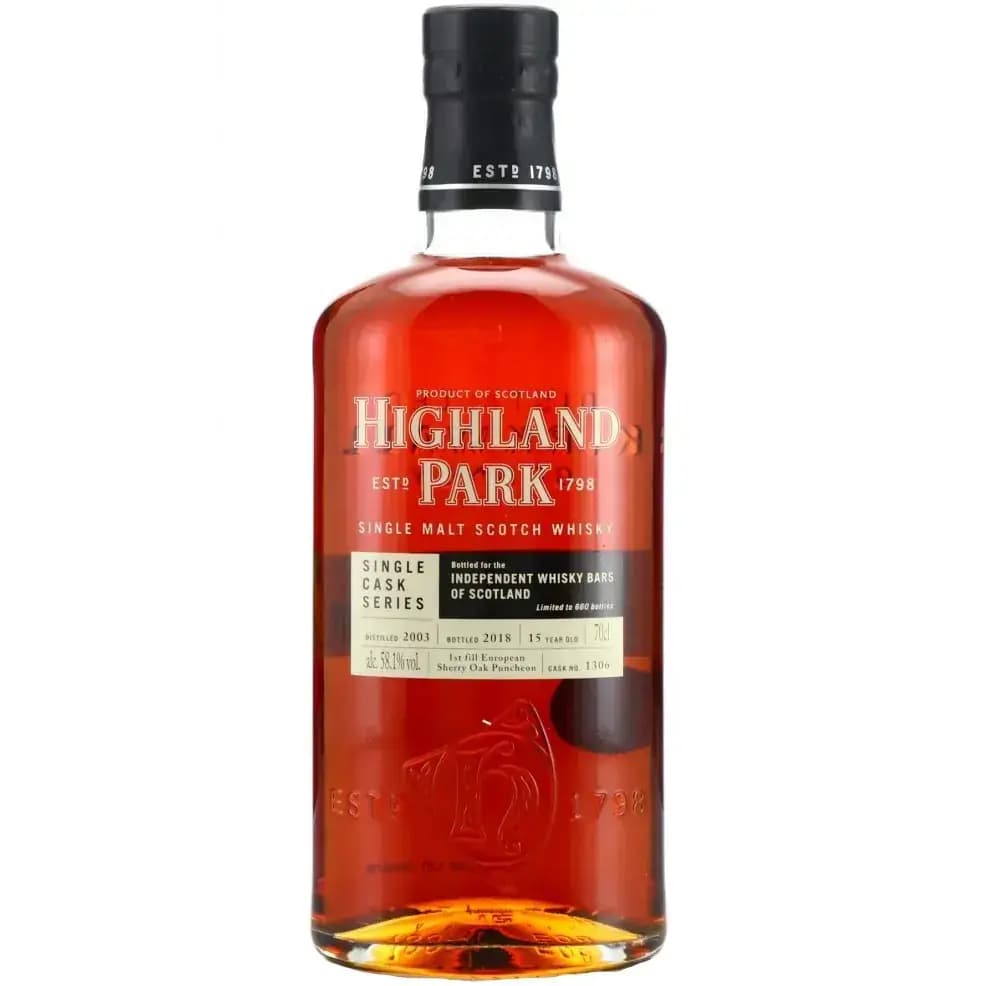Highland Park 15 Years Old 2003 Single Cask Series Nr.1306