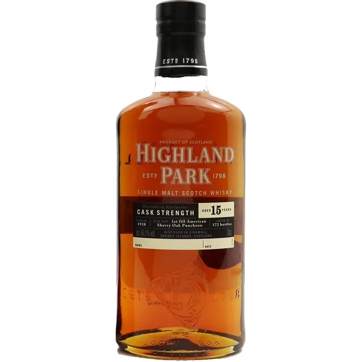 Highland Park 15 Years Old Distillery Exclusive Cask Nr.1938